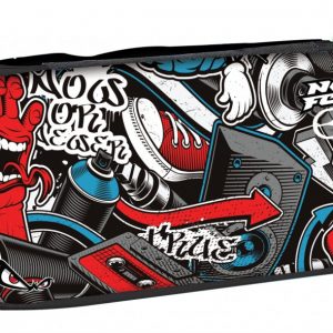 No Fear Red Graffitti Κασετινα Βαρελακι Οβαλ (347-77141)