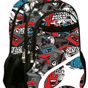 No Fear Red Graffitti Σακιδιο Πλατης (347-77031)