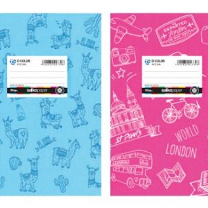 Τετραδιο Πλαστικο D-Color 50φ