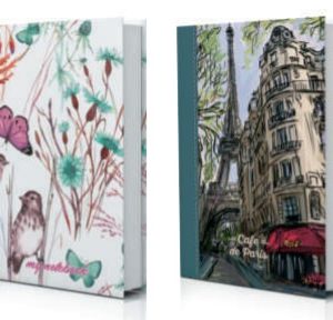 Βιβλιοτετραδιο My Notebook 96φ. (3 θεματων ριγε λευκο) 17x25cm