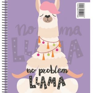 Τετραδιο Μονο Σπιραλ Lama 17x25cm 1 θεμα 60φ.