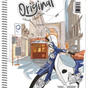 Τετραδιο Μονο Σπιραλ "Original" 17x25cm 1 θεμα 60φ.