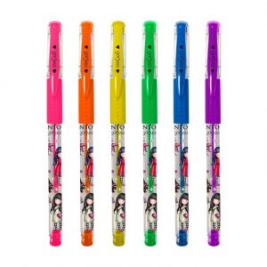 Santoro Gorjuss Σετ 6 Πολύχρωμα στυλό (935GJ)