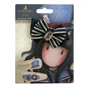 Santoro Gorjuss Σετ κοκαλάκια μαλλιών The Hatter (36435)
