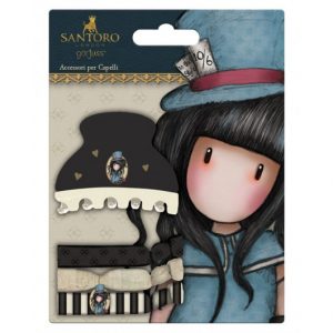 Santoro Gorjuss Σετ κοκαλάκια μαλλιών The Hatter (36436)