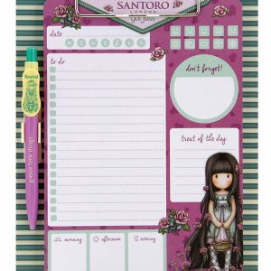 Santoro Gorjuss Σημειωματάριο μαγνητικό με πιάστρα (822GJ)