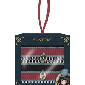 Santoro Gorjuss σετ κοκαλάκια μαλλιών σε όμορφο κουτί "The Hatter" (36437)