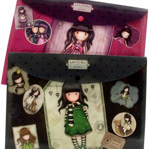 Santoro Gorjuss φακελος με κουμπι Α4 (669GJ)