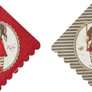 Santoro Gorjuss 8 χαρτοπετσέτες Ruby (BR52391)
