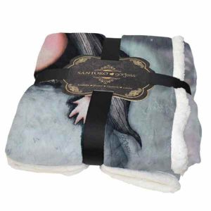 Santoro Gorjuss Κουβέρτα μεγάλη Βελουτέ The Snowgirl 160x220cm (SA07209)
