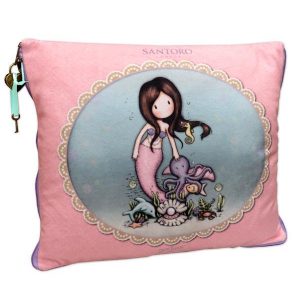 Santoro Gorjuss Μαξιλάρι "So nice to sea you" με φερμουάρ και θήκες (CP-20-G)