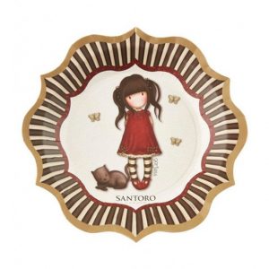 Santoro Gorjuss Χάρτινα πιάτα 8τμχ. (BR52392)