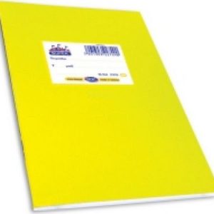 Διεθνές super Τετράδιο πλαστικό χρώμα κίτρινο 17×25 – 50Φ (226103)
