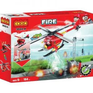 COGO Τουβλάκια ελικόπτερο πυροσβεστικής 184τμχ. (285858)