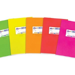 Διεθνές super τετράδιο neon φούξια ριγέ 17×25 - 50Φ. (277648)