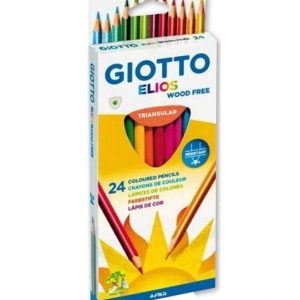 Ξυλομπογιές Giotto Elios wood free (F275900) (24τμχ.)