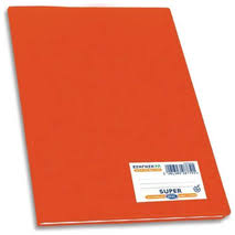Τετράδιο εξηγήσεις Super P.P. εκθέσεων πορτοκαλί Α4 - 50Φ. (287791)