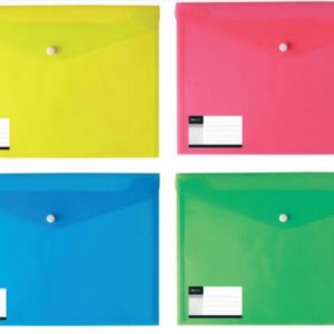 Φάκελος κουμπί Α4 με ετικέτα (33.40x23.70cm) (5406)