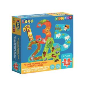 Luna Puzzle Αριθμοί 1-5 με μύθους του αισώπου (0621488)