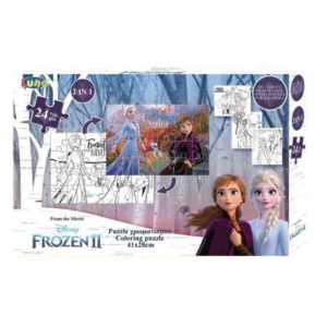 Luna puzzle χρωματισμού 2 όψεων με 3 σελ. χρωμ. Frozen 2 (D0562500)