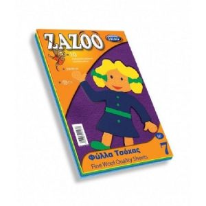 Zazoo Μπλοκ & χαρτιά χειροτεχνίας τσόχα 20x30 (221276)