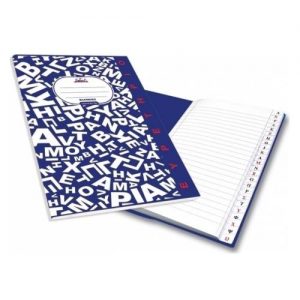 Ευρετήριο χάρτινο ελληνικό 17x25 48φ. (111218)