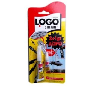 Logo Κόλλα Στιγμής 2+1 gr Δώρο