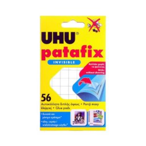 Κόλλα UHU Patafix invisible 56 τεμάχια διπλής όψης