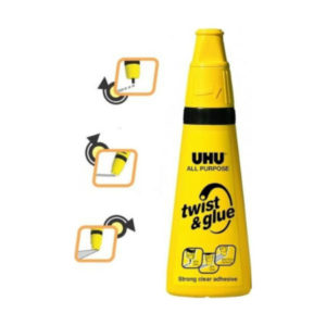 Κόλλα UHU παντοκολλητής twist and glue 90ml