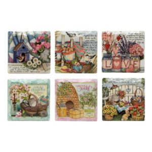 Μαγνήτης Κεραμικός Positive Flowers (SG20-14)