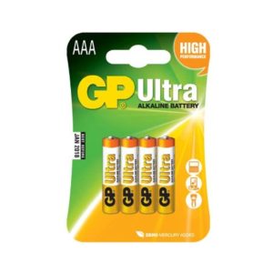 Μπαταρίες αλκαλικές GPAU 24-B4 Ultra αλκαλική AAA πακέτο 4τεμ.
