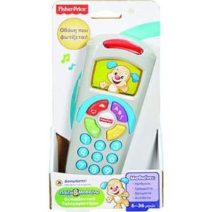 Fisher Price - Εκπαιδευτικό Τηλεχειριστήριο Μπλε DLK58 (86100104)