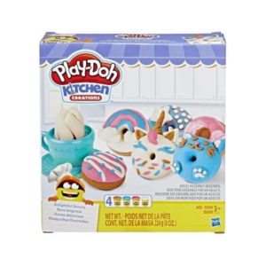 Hasbro Play-Doh Kitchen Creations Νόστιμα Ντόνατς Σετ Με 4 Χρώματα (81933440)