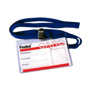 Καρτελάκι Συνεδρίων Οριζόντιο 11x8cm με μπλε κορδόνι (10584-03)