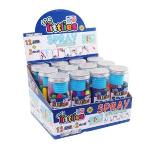 Μαρκαδόροι Σπρέϊ The littlies - 12 Χρώματα με 2 Στένσιλ (000646528)