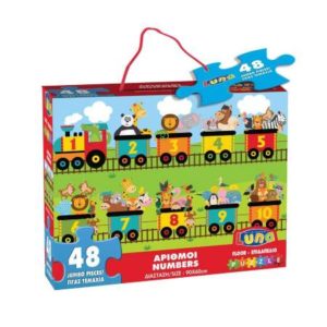 Παζλ Δαπέδου Αριθμοί Luna Toys - 48 Τμχ. - 90x60cm