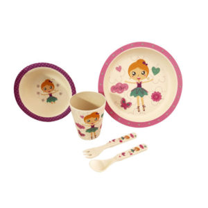 Παιδικό Σετ Φαγητού Μπαμπού Must Dancing Girl - 5 Τμχ. (000584299)