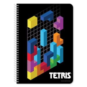 Τετράδιο σπιράλ A4 | 2 θέματα | 60φ. | TETRIS | 2 σχέδια (000584042)
